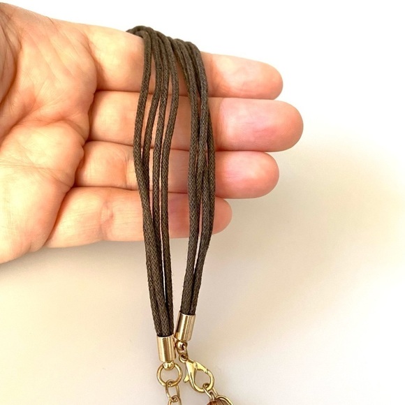 Necklace Brown Shells and Beads 3 Layers Boho  Bohemian 18”+ 3” - Picture 4 of 10